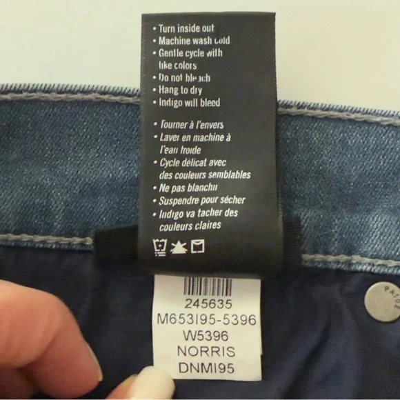 Paige Lennox men Jeans Gray-blue  Slim Fit Stretch Sz 31 - Picture 11 of 11